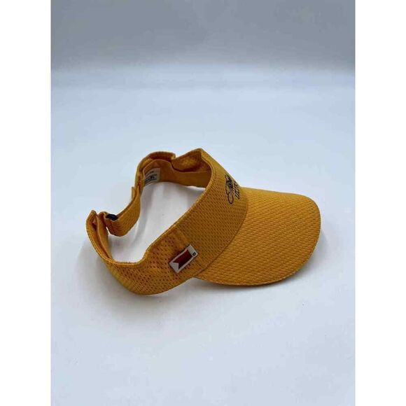 Y2K 2002 Michelob Ultra Strapback Yellow Golf Visor Adjustable - Picture 3 of 6